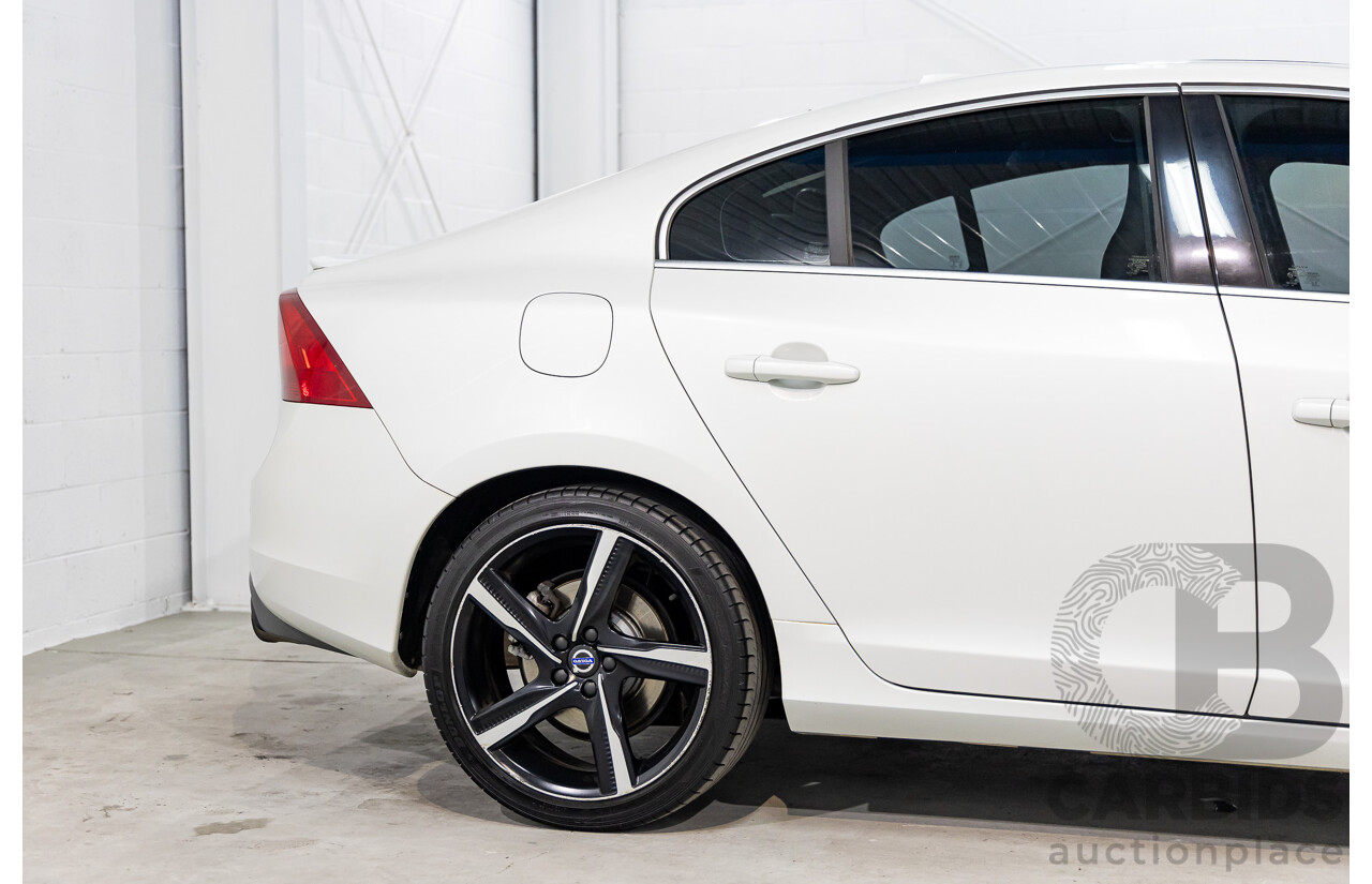 3/2015 Volvo S60 T5 R-Design F MY15 4d Sedan Crystal White Pearl Turbo 2.0L