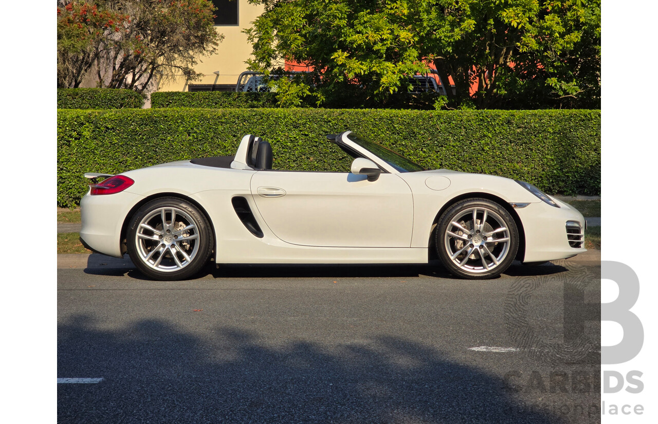 4/2014 Porsche Boxster 981 MY14 2d Roadster White 2.7L