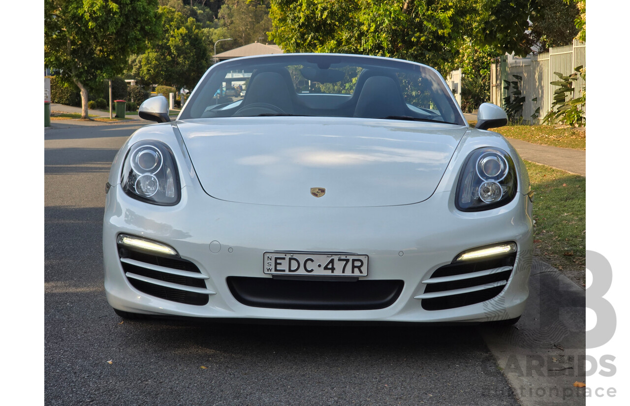 4/2014 Porsche Boxster 981 MY14 2d Roadster White 2.7L