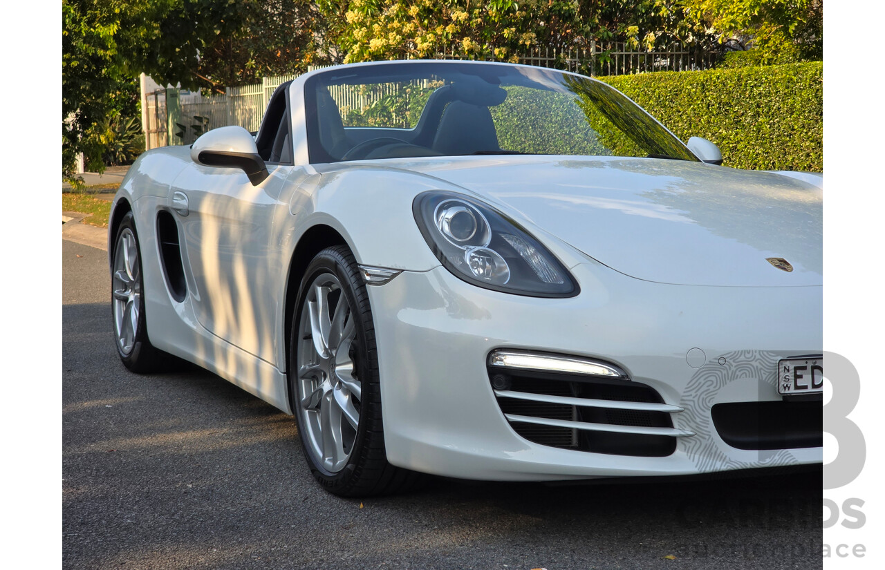 4/2014 Porsche Boxster 981 MY14 2d Roadster White 2.7L