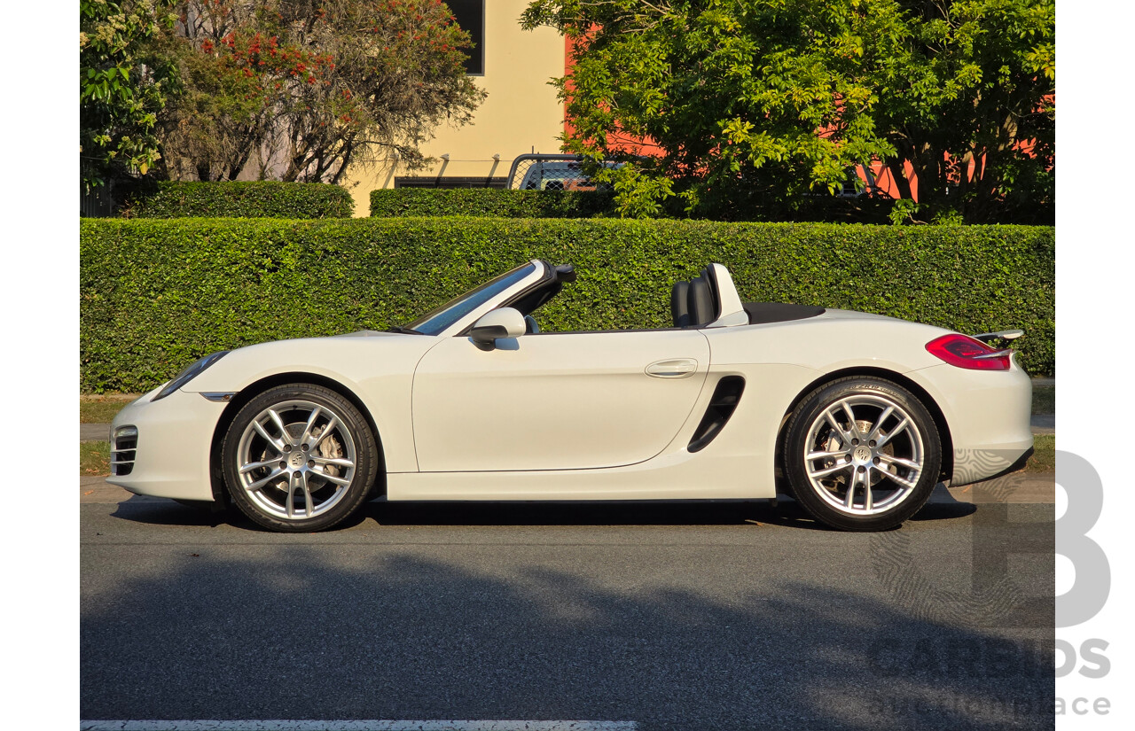 4/2014 Porsche Boxster 981 MY14 2d Roadster White 2.7L