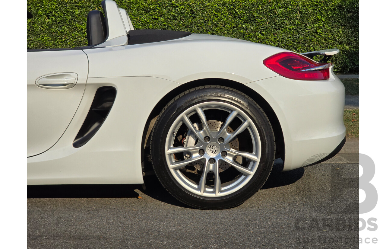 4/2014 Porsche Boxster 981 MY14 2d Roadster White 2.7L