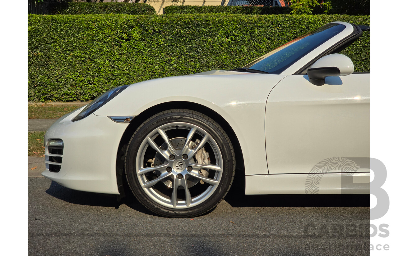 4/2014 Porsche Boxster 981 MY14 2d Roadster White 2.7L