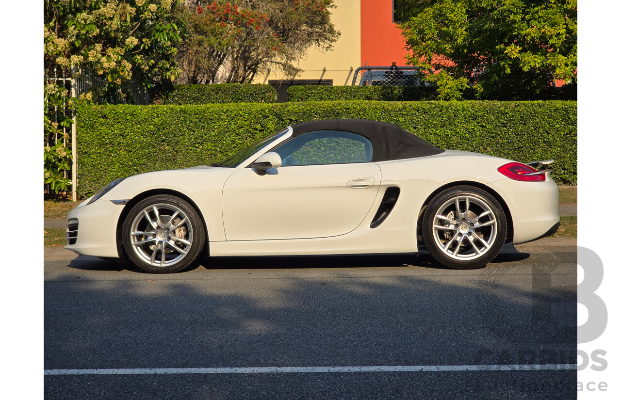 4/2014 Porsche Boxster 981 MY14 2d Roadster White 2.7L