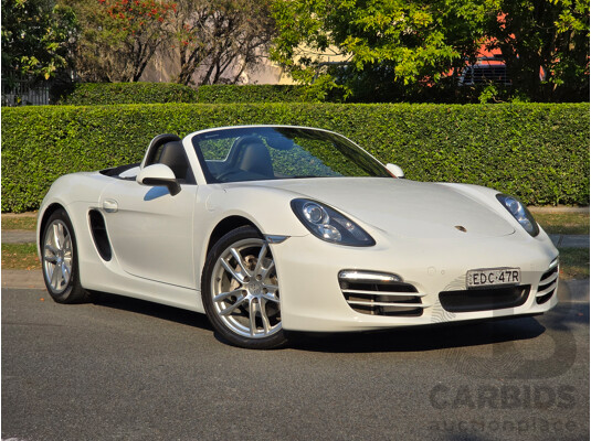 4/2014 Porsche Boxster 981 MY14 2d Roadster White 2.7L