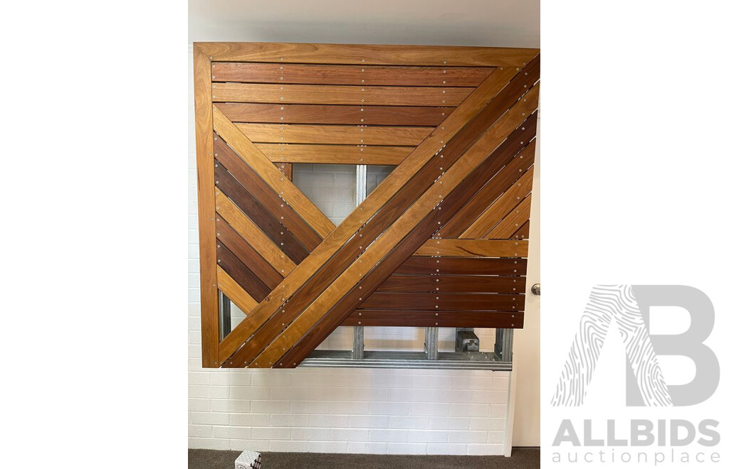 Wall Mounted Flooring Timber Display