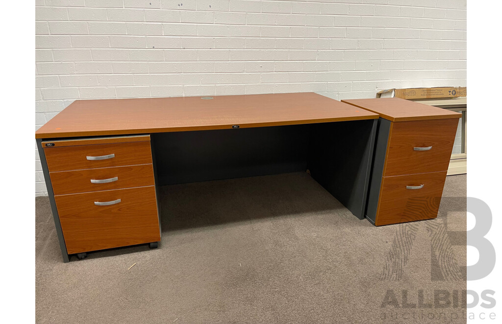 Malvern Willows Office Desk and Drawer Units