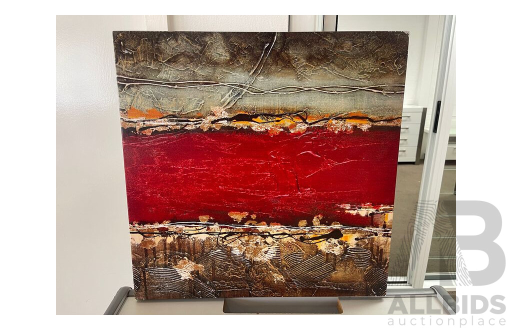 Mixed Media Stretched Canvas Print