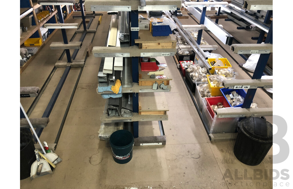 Complete Mezzanine Floor with Hand Rail