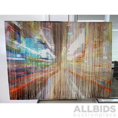 Abstract Stretched Canvas Print