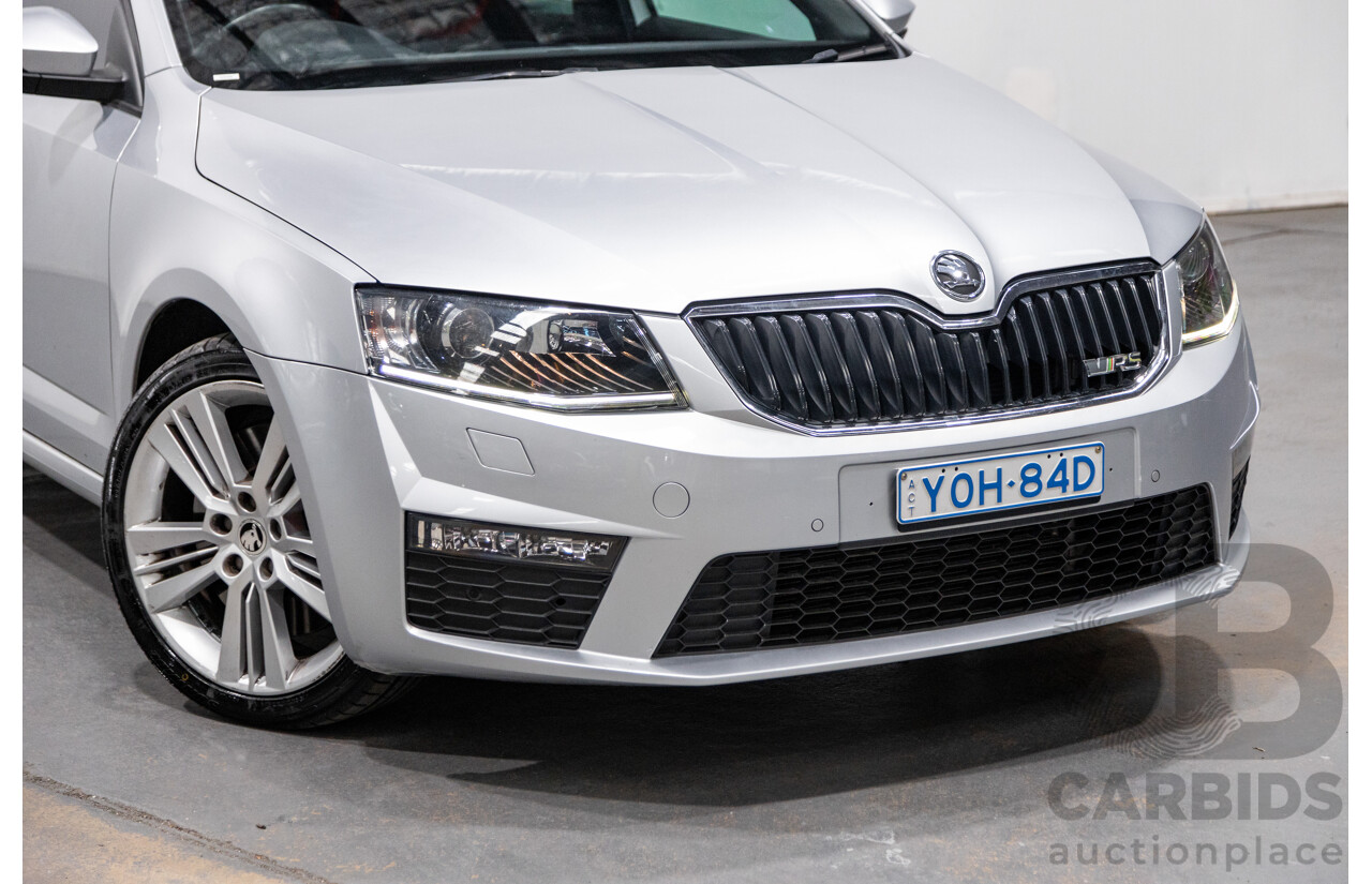 3/2014 Skoda Octavia RS 135 TDI NE 4d Wagon Brilliant Silver Metallic Turbo Diesel 2.0L