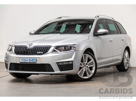 3/2014 Skoda Octavia RS 135 TDI NE 4d Wagon Brilliant Silver Metallic Turbo Diesel 2.0L