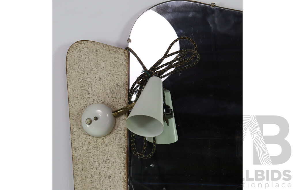 Retro Frameless Dresser Mirror