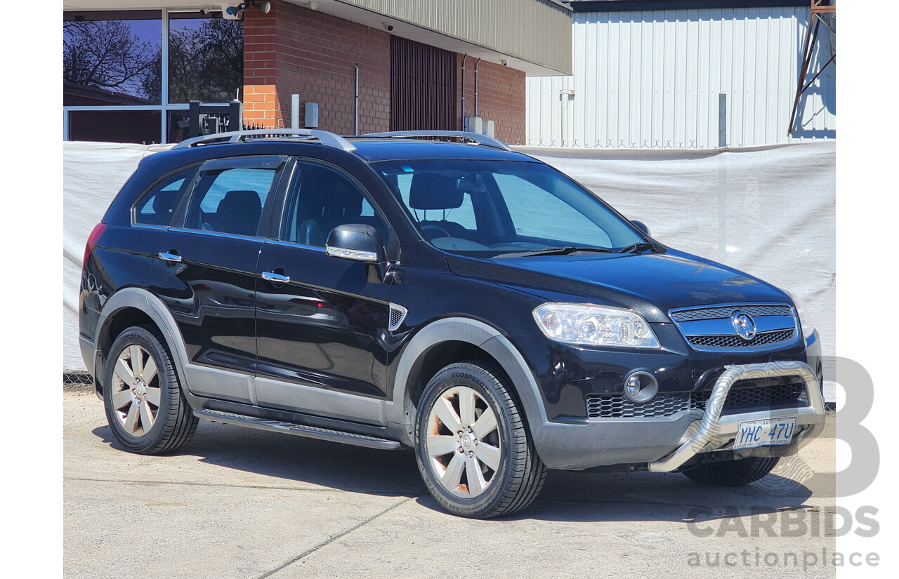 5/2010 Holden Captiva LX (4x4) CG MY10 4d Wagon Black 3.2L