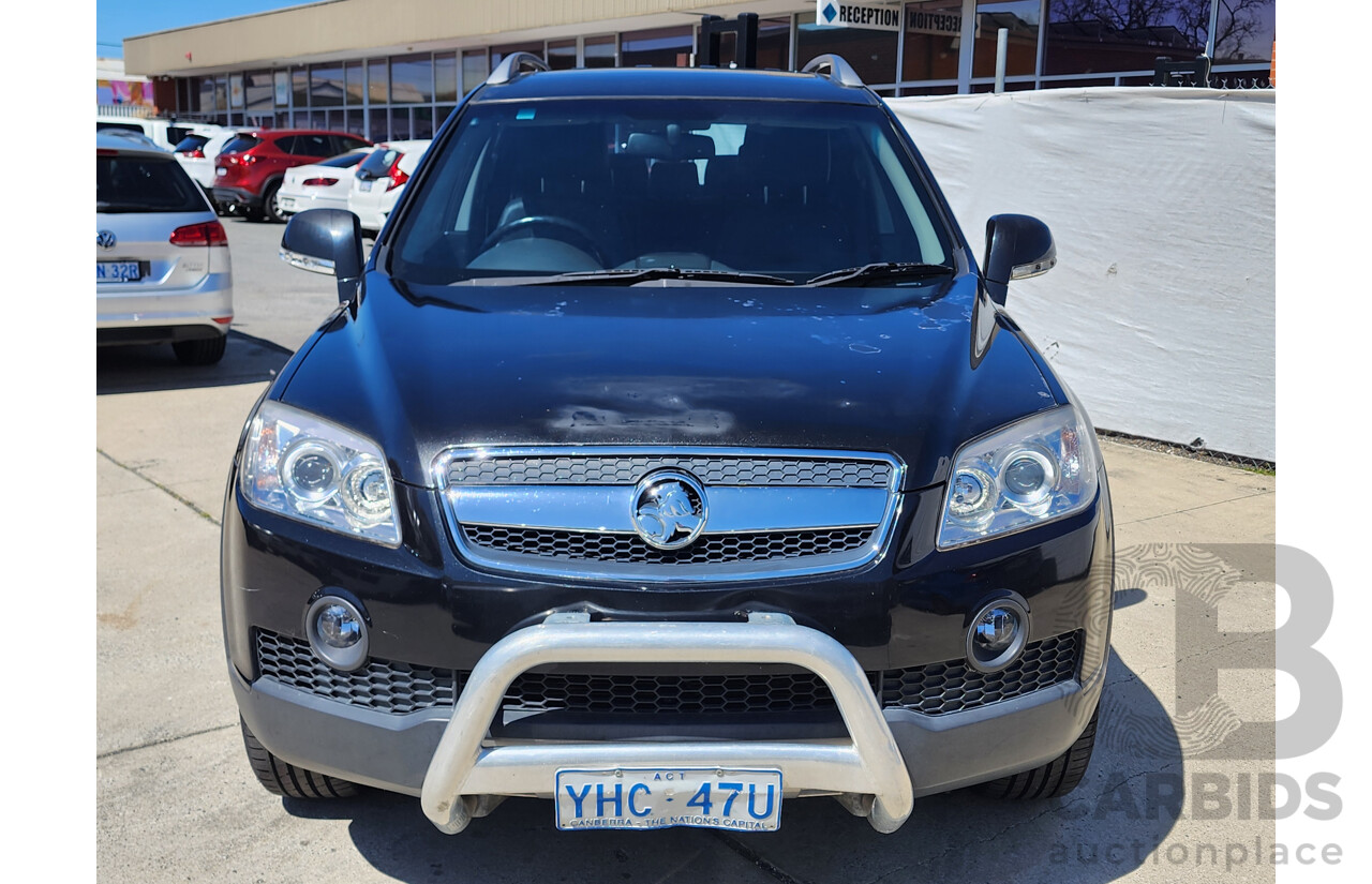 5/2010 Holden Captiva LX (4x4) CG MY10 4d Wagon Black 3.2L