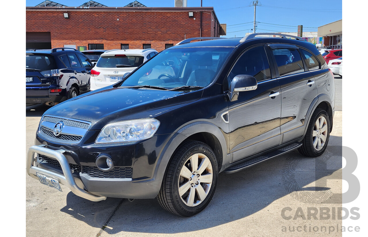 5/2010 Holden Captiva LX (4x4) CG MY10 4d Wagon Black 3.2L