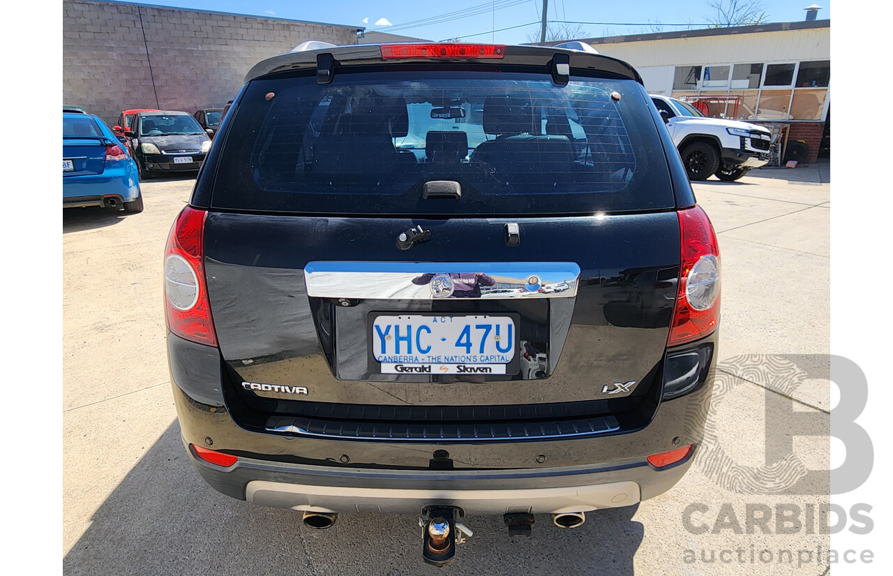 5/2010 Holden Captiva LX (4x4) CG MY10 4d Wagon Black 3.2L