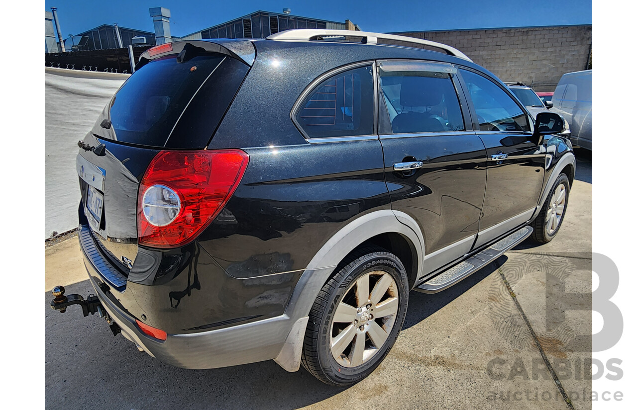 5/2010 Holden Captiva LX (4x4) CG MY10 4d Wagon Black 3.2L