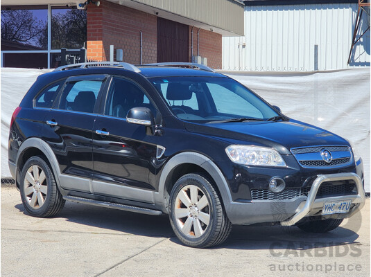 5/2010 Holden Captiva LX (4x4) CG MY10 4d Wagon Black 3.2L