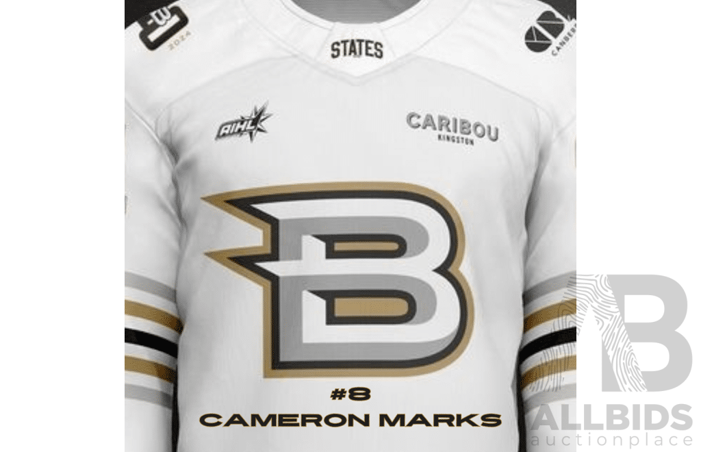 2024 Canberra Brave Away Jersey - #8 Cameron Marks