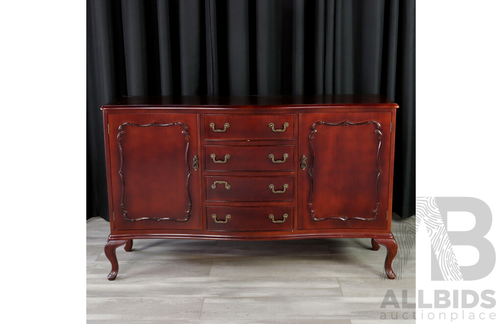 Queen Anne Style Elevated Sideboard