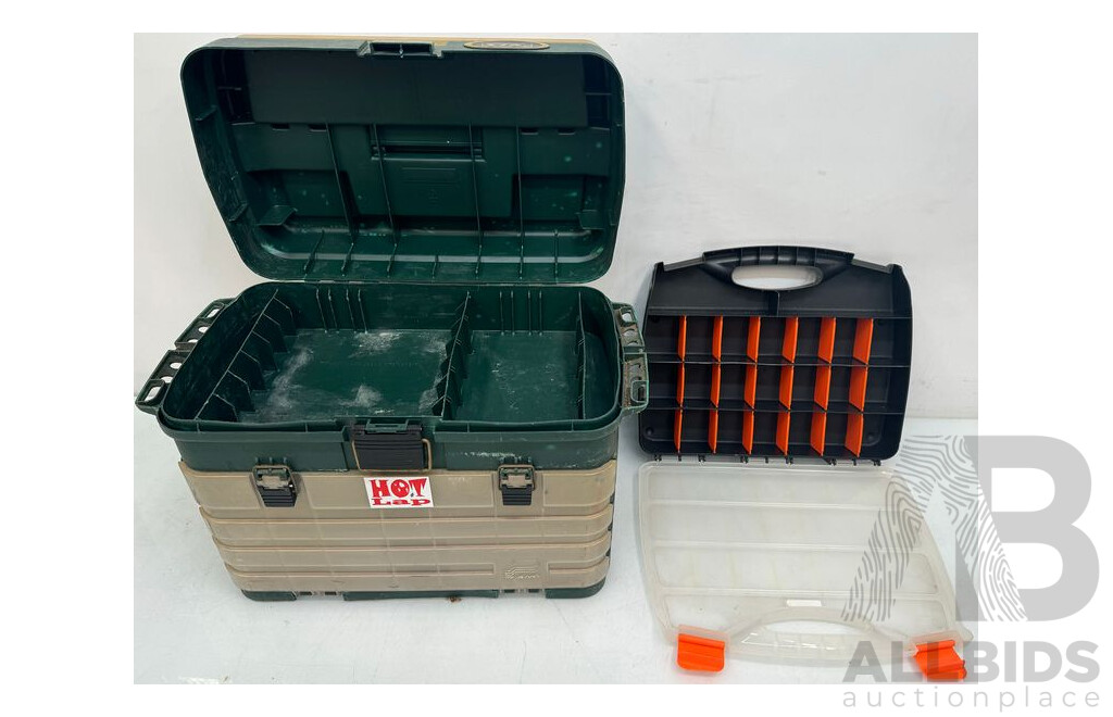 Trojan Tackle Box & Plano 3 Drawer System Tackle Box