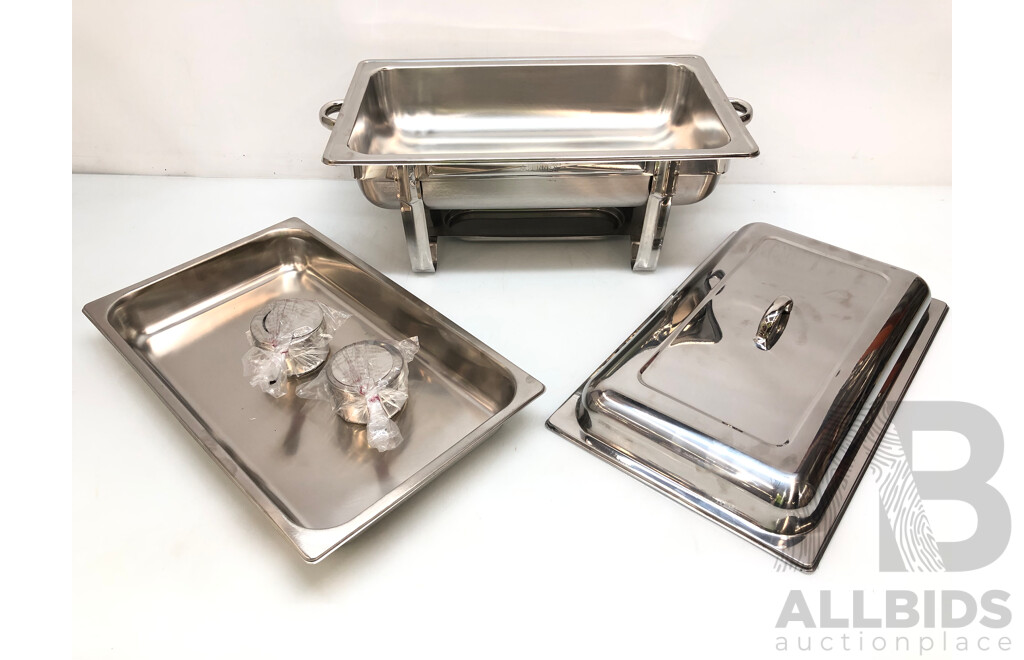 Sunnex Stainless Steel Rectangular Chafing Dish - New