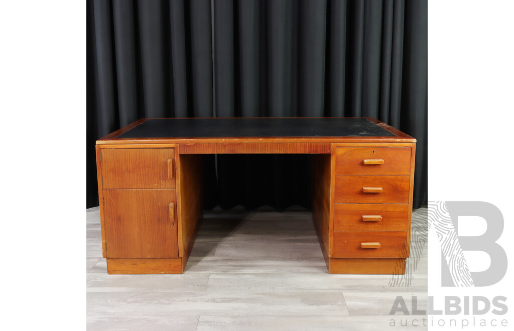 Old Parliament House Twin Pedestal Desk