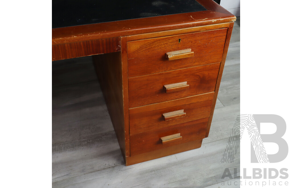 Old Parliament House Twin Pedestal Desk