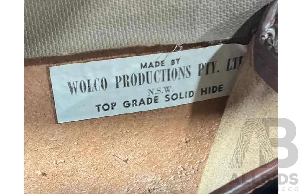 Vintage Leather Bag From Wolco Productions