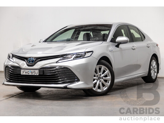 11/2019 Toyota Camry Ascent Hybrid MY20 AXVH71R 4d Sedan Silver Pearl 2.5L / 88kw Hybrid