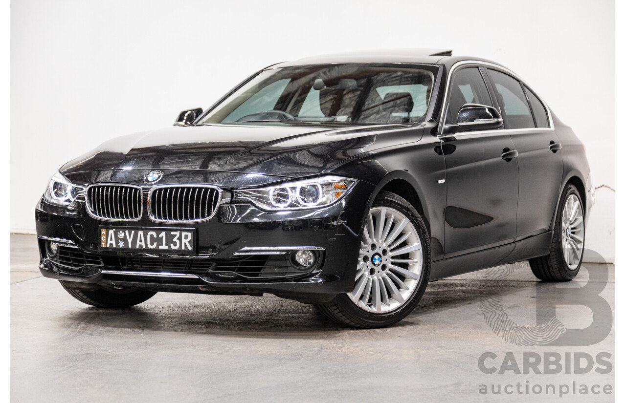 9/2013 BMW 335i Luxury Line F30 4d Sedan Black Sapphire Metallic Turbo 3.0L