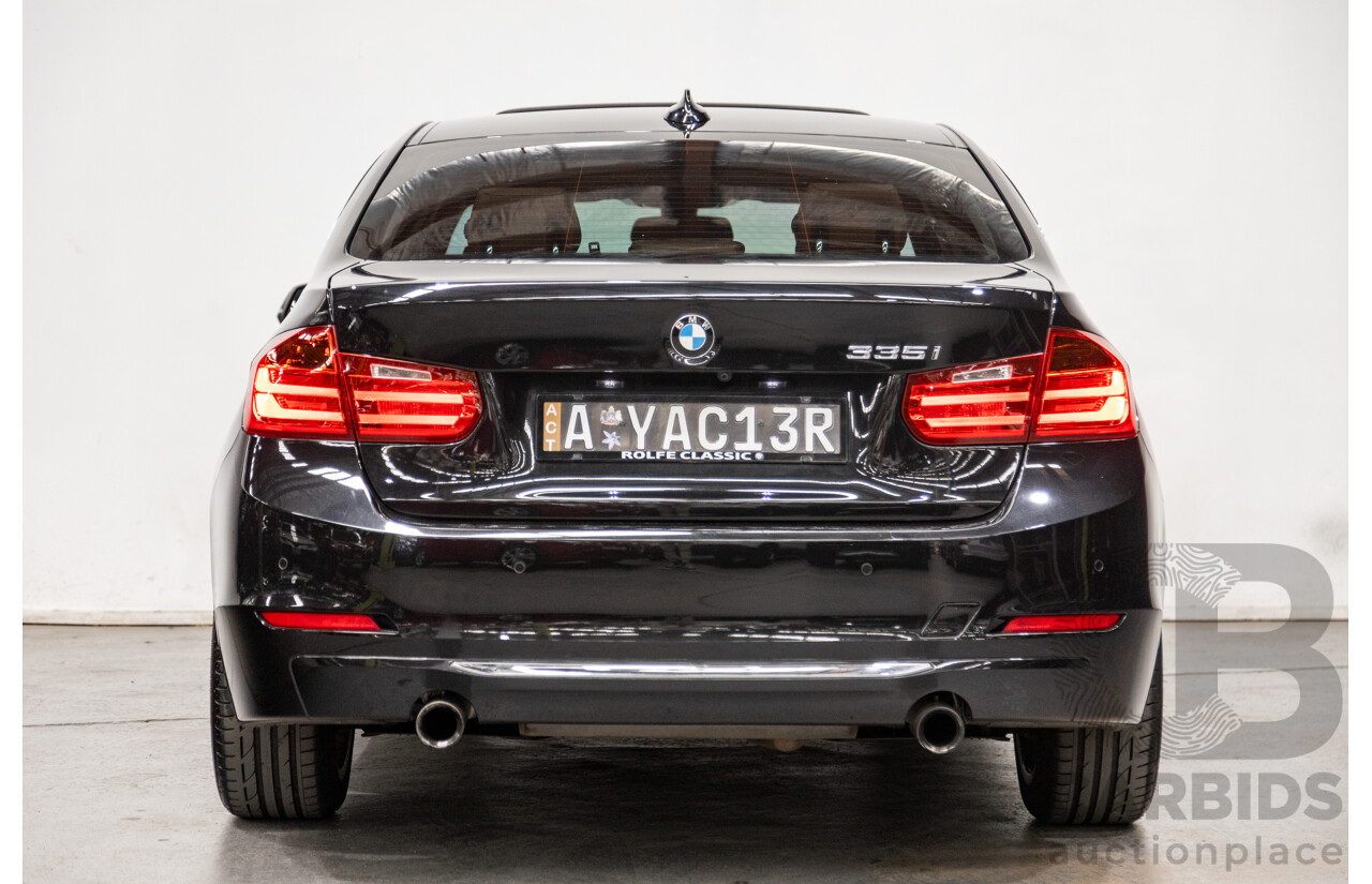 9/2013 BMW 335i Luxury Line F30 4d Sedan Black Sapphire Metallic Turbo 3.0L