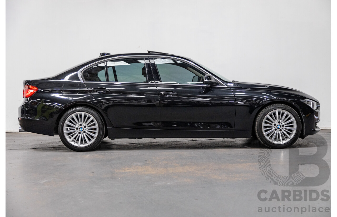 9/2013 BMW 335i Luxury Line F30 4d Sedan Black Sapphire Metallic Turbo 3.0L