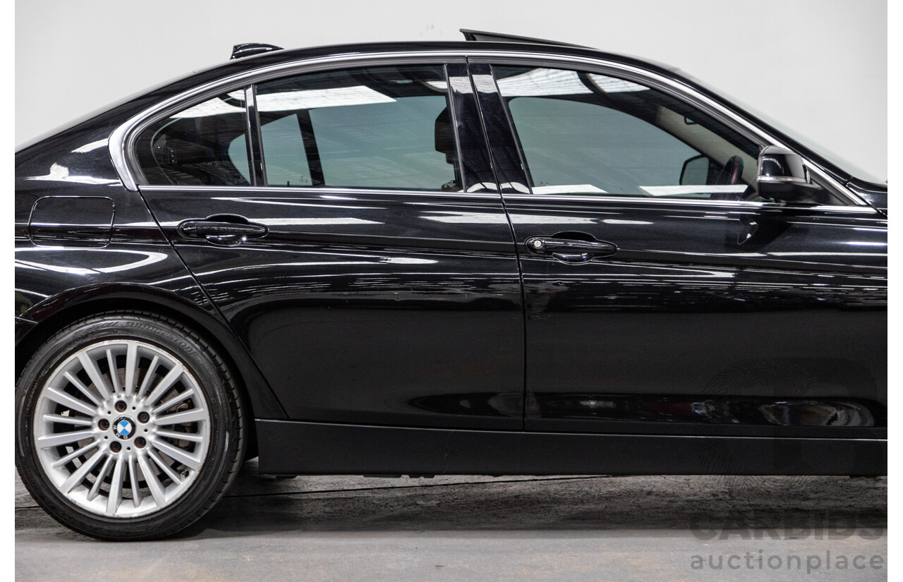 9/2013 BMW 335i Luxury Line F30 4d Sedan Black Sapphire Metallic Turbo 3.0L