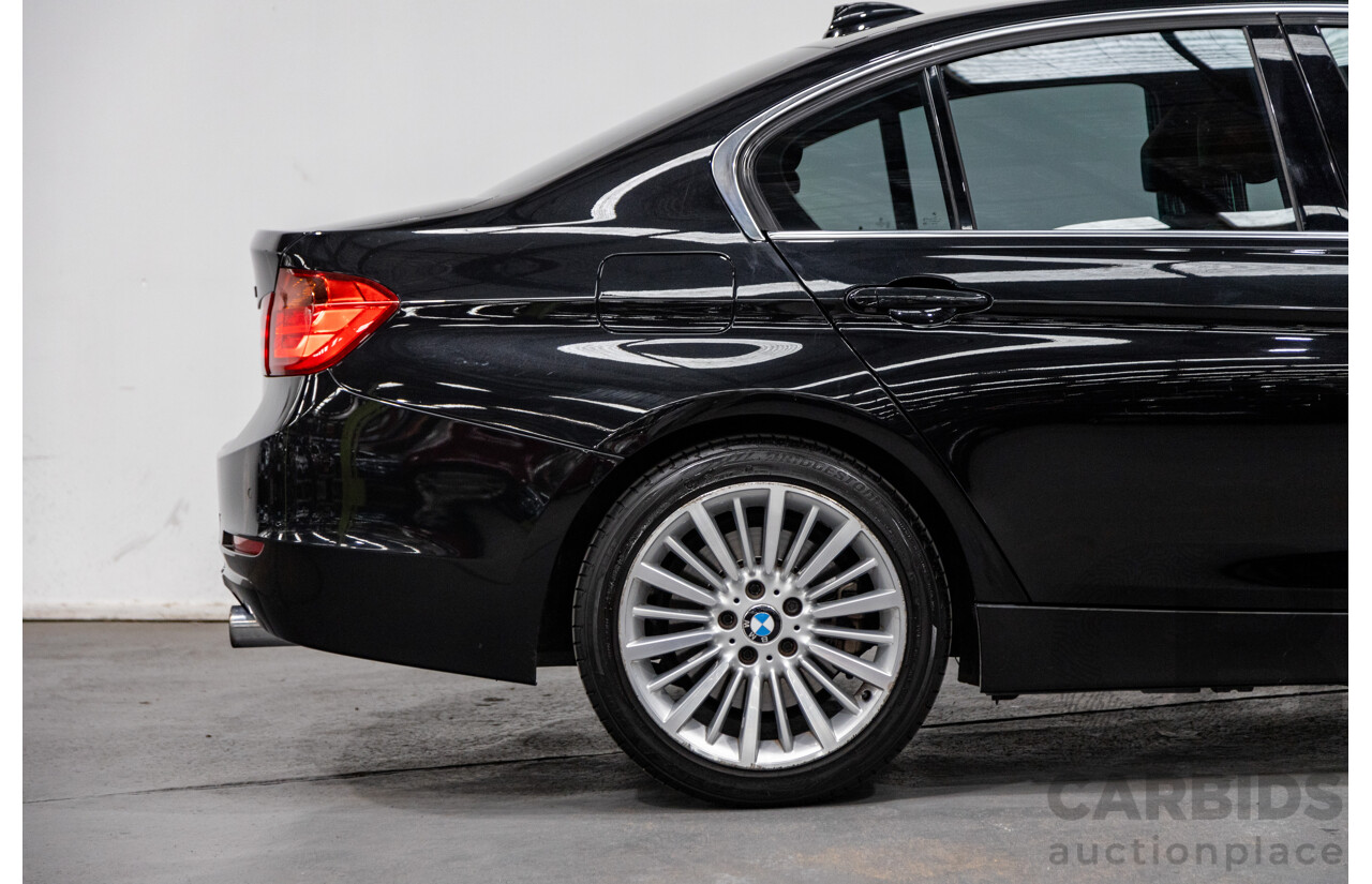 9/2013 BMW 335i Luxury Line F30 4d Sedan Black Sapphire Metallic Turbo 3.0L