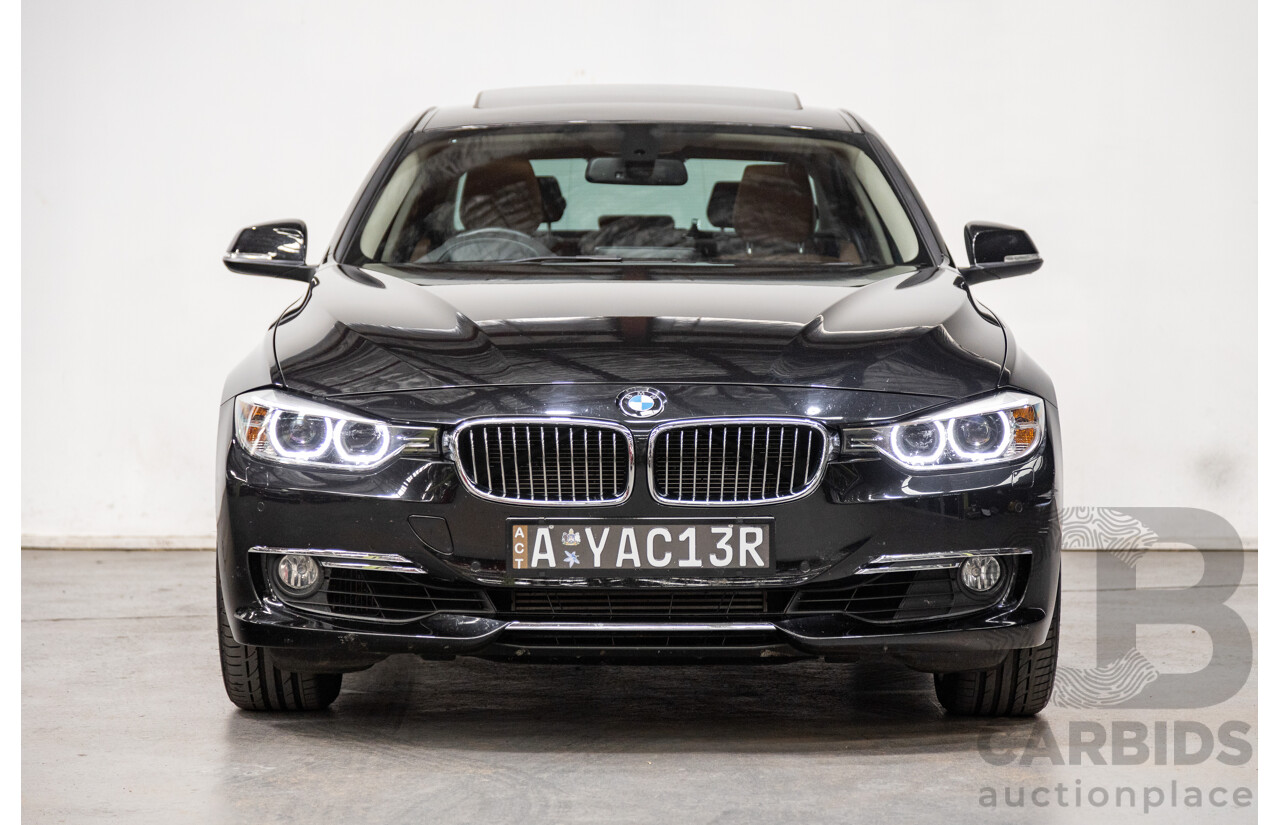 9/2013 BMW 335i Luxury Line F30 4d Sedan Black Sapphire Metallic Turbo 3.0L