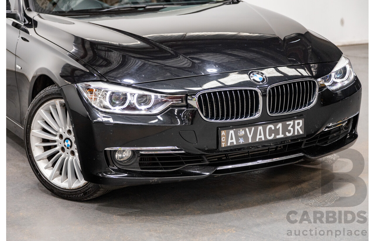 9/2013 BMW 335i Luxury Line F30 4d Sedan Black Sapphire Metallic Turbo 3.0L