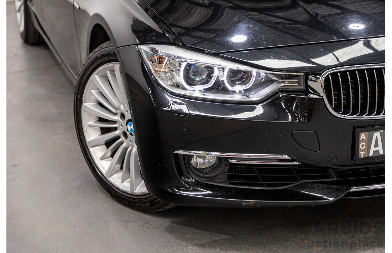 9/2013 BMW 335i Luxury Line F30 4d Sedan Black Sapphire Metallic Turbo 3.0L