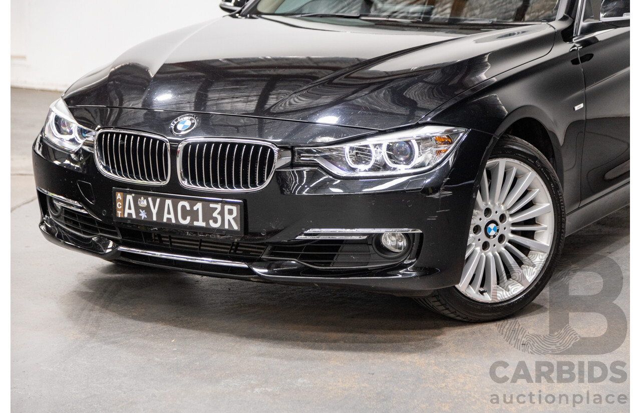 9/2013 BMW 335i Luxury Line F30 4d Sedan Black Sapphire Metallic Turbo 3.0L