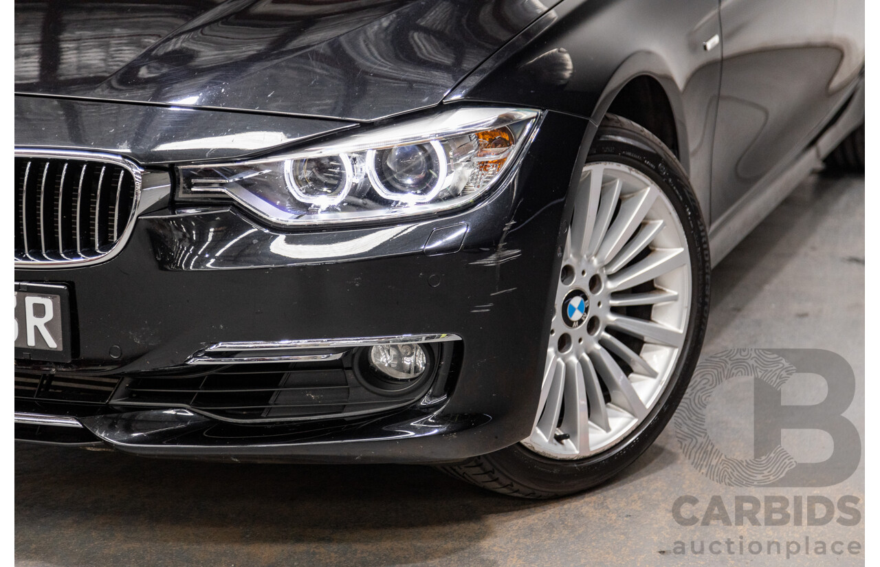 9/2013 BMW 335i Luxury Line F30 4d Sedan Black Sapphire Metallic Turbo 3.0L