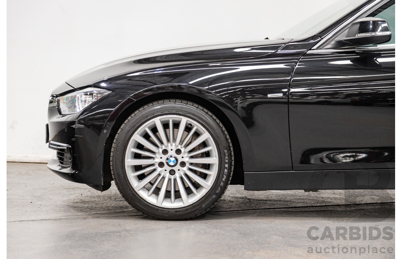 9/2013 BMW 335i Luxury Line F30 4d Sedan Black Sapphire Metallic Turbo 3.0L