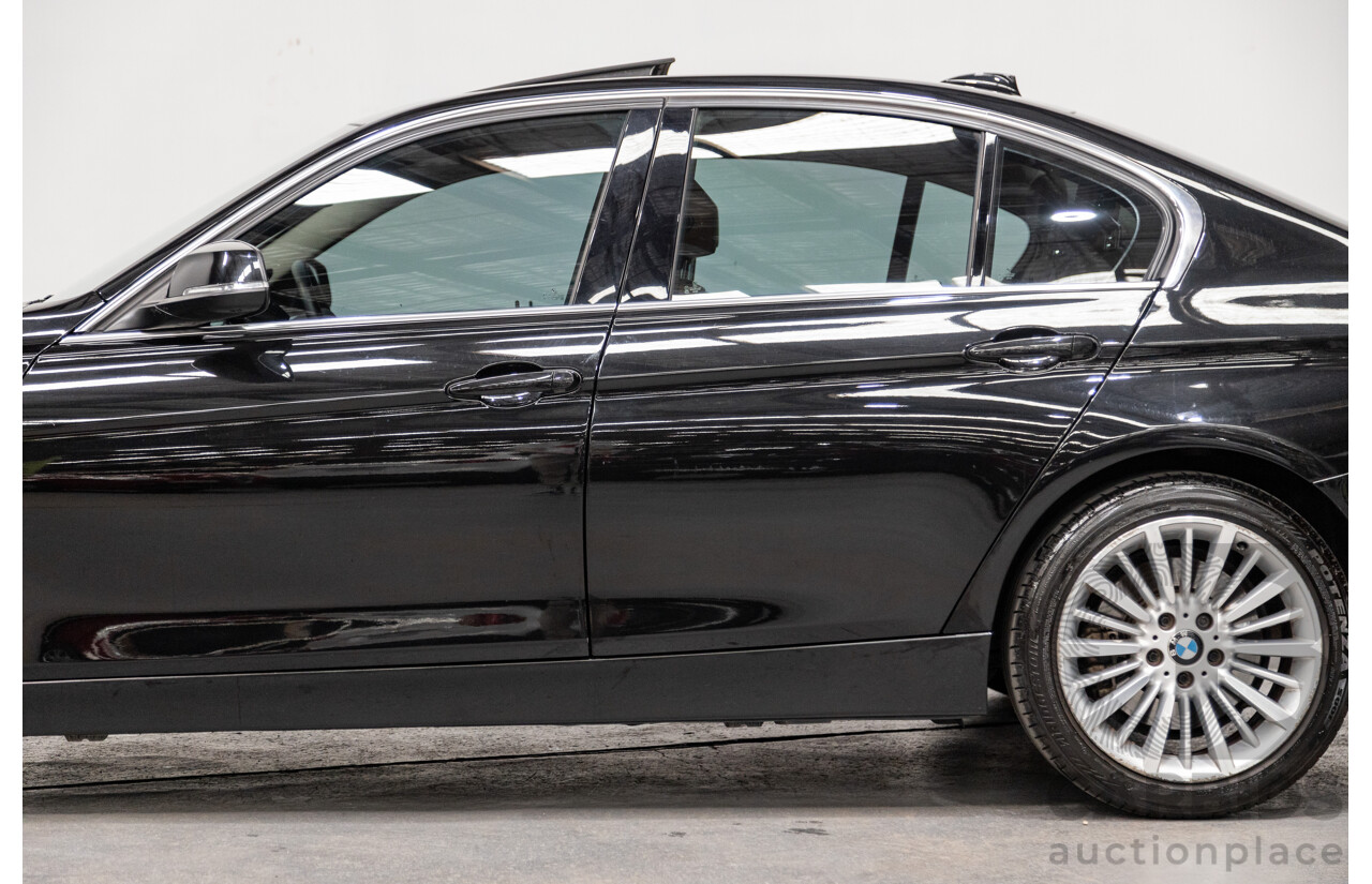 9/2013 BMW 335i Luxury Line F30 4d Sedan Black Sapphire Metallic Turbo 3.0L