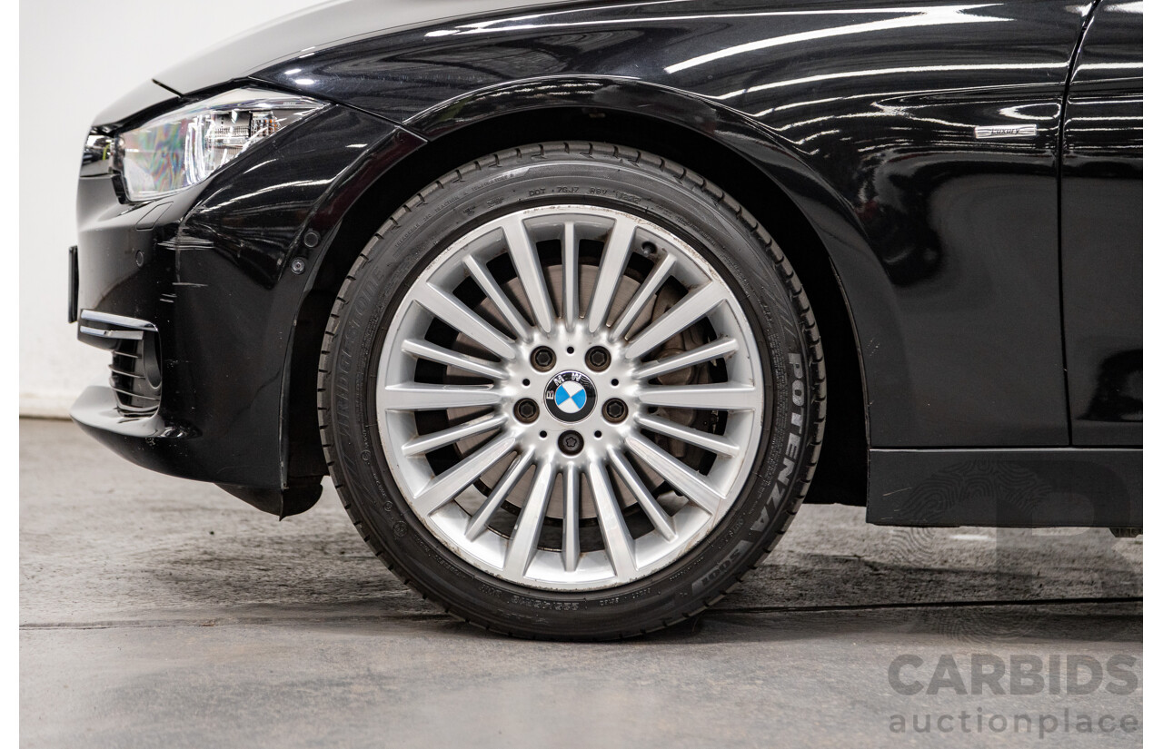 9/2013 BMW 335i Luxury Line F30 4d Sedan Black Sapphire Metallic Turbo 3.0L