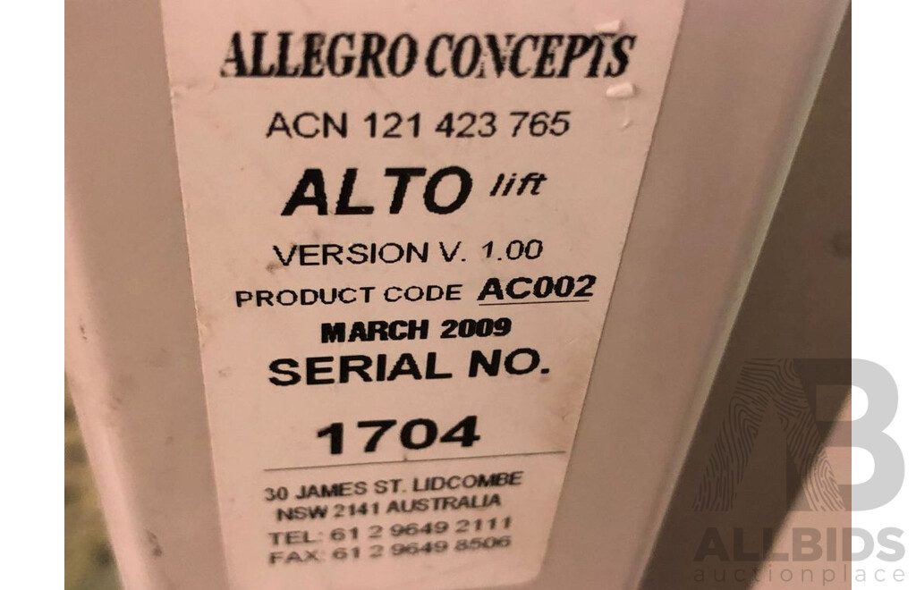 Alto Lift Compact Hoist/Patient Lift