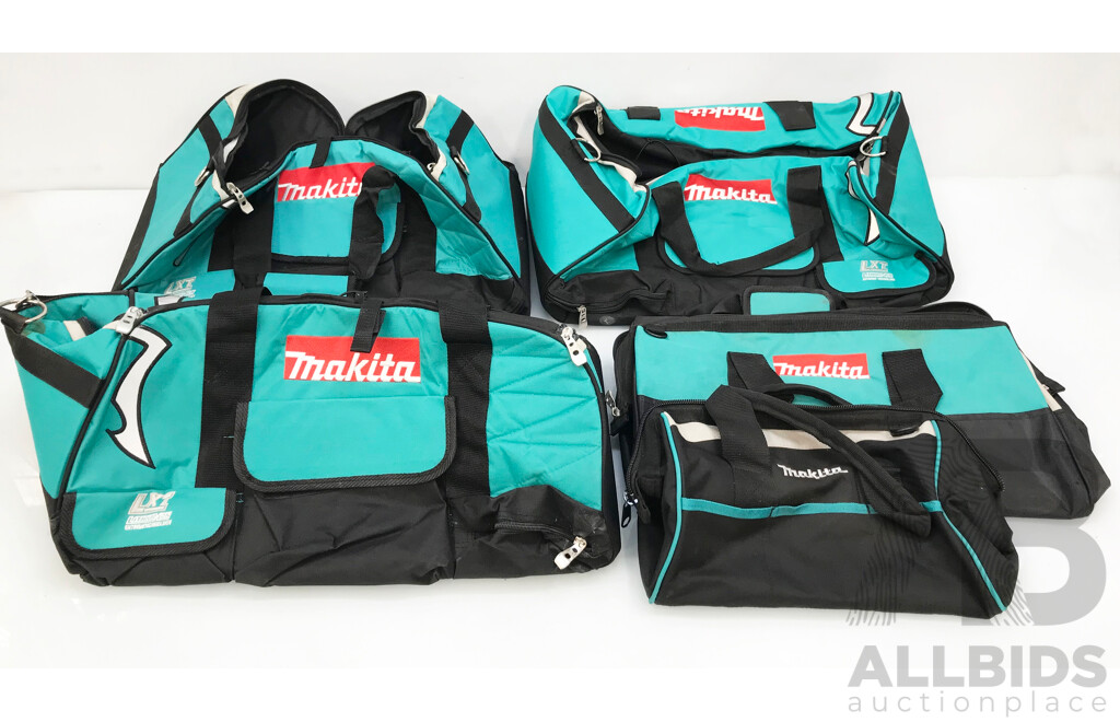 Assorted Makita Tool Bags - Lot of 5