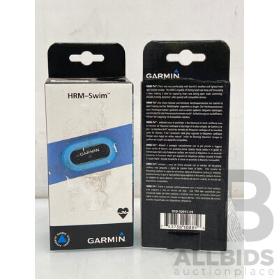 Garmin HRM Tri and HRM Swim Heart Rate Monitors - Brand New