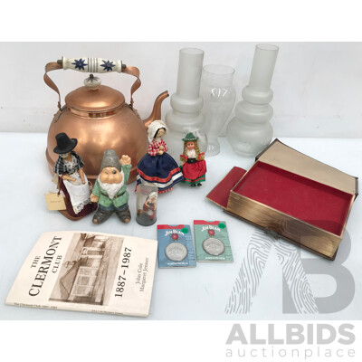 Miscellaneous Household Items Including Decor, Figurines, and More