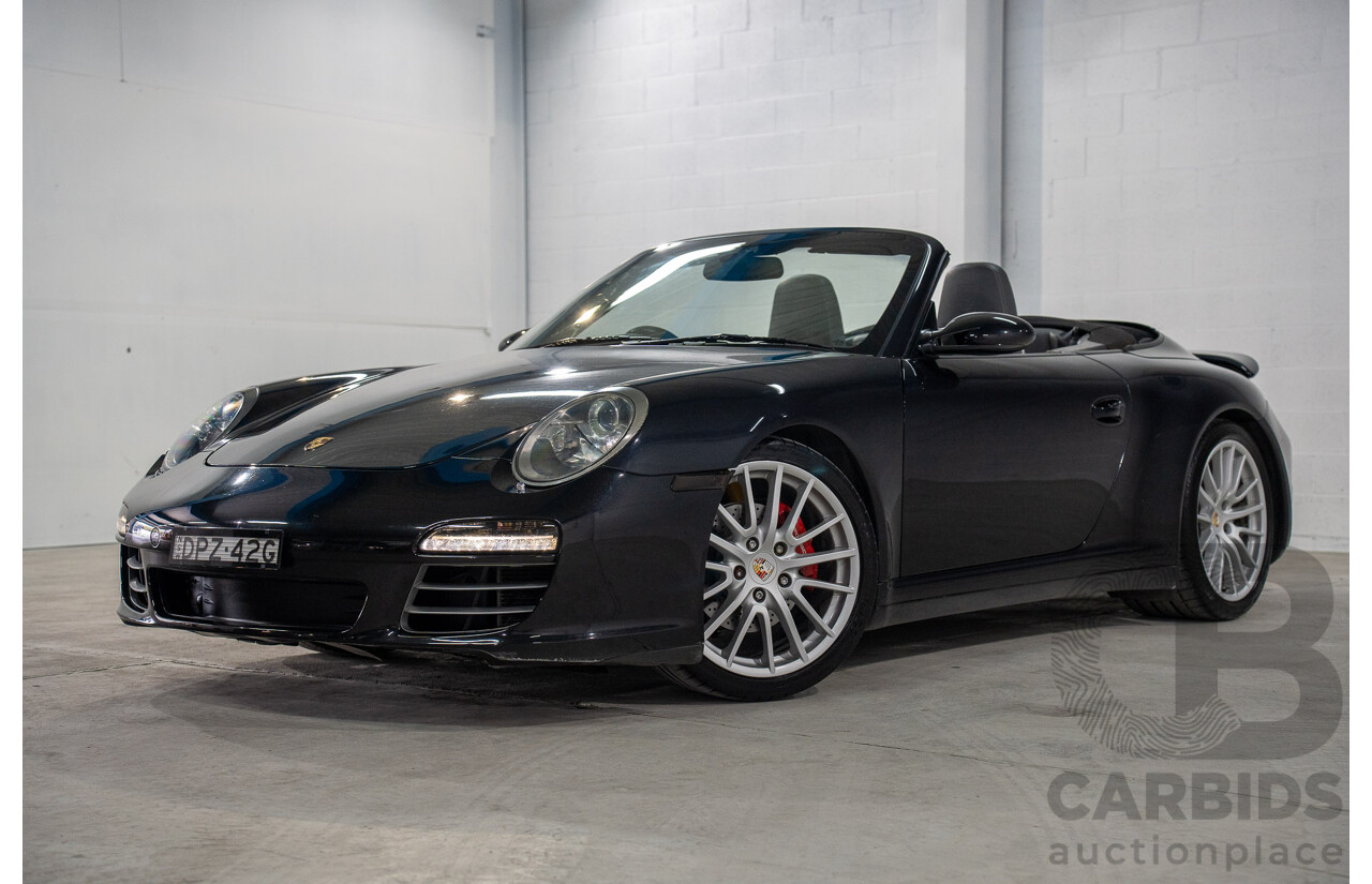 6/2006 Porsche 911 Carrera 4 997 Wide Body 2d Cabriolet Basalt Black Metallic 3.6L - Personal Import 06/14