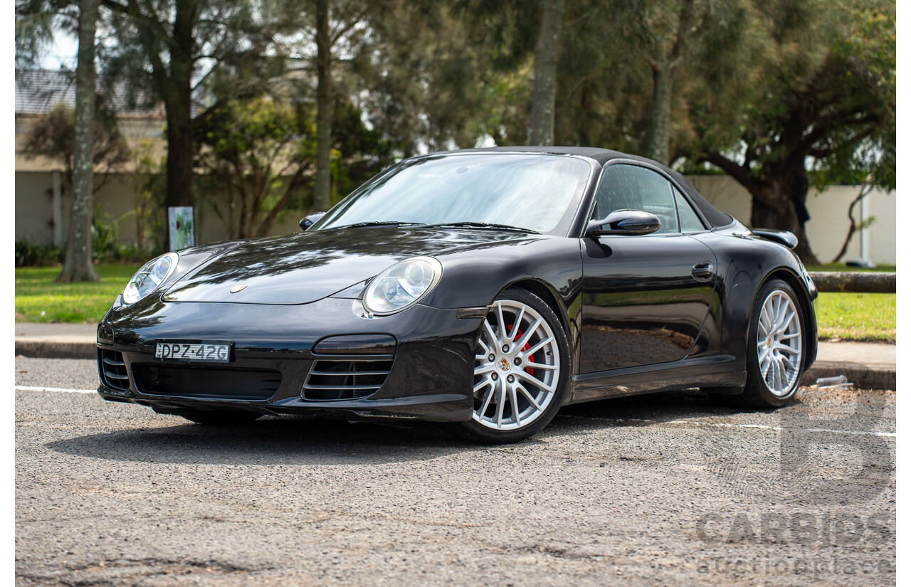 6/2006 Porsche 911 Carrera 4 997 Wide Body 2d Cabriolet Basalt Black Metallic 3.6L - Personal Import 06/14